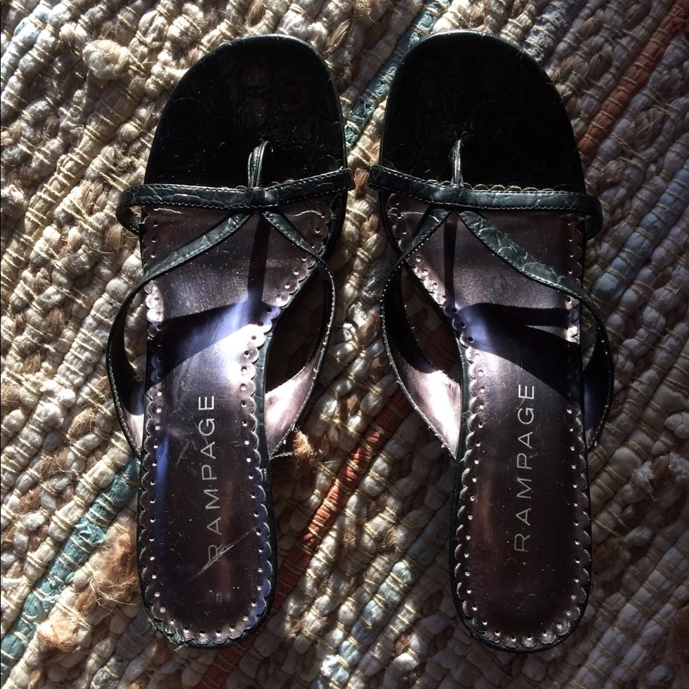 Black Rampage sandals
